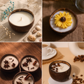 Coconut Candle — Soy Wax in Natural Shell