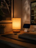 Minimalist Fabric Table Lamp | Warm Ambient Bedside Light